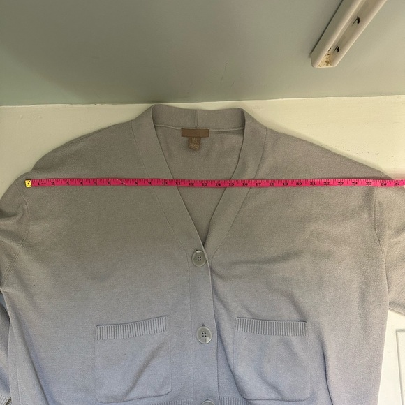 H&M Oversized Gray Women's Sweater Size Cardigan X-Large - Picture 4 of 6